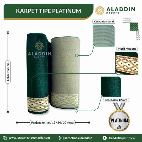 Karpet Turki Platinum 12mm