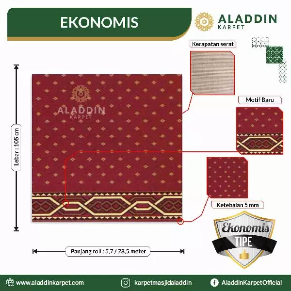 karpet masjid turki tipe ekonomis aladdinkarpet.com