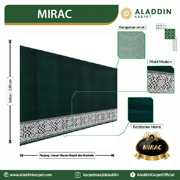 Karpet masjid turki tipe mirac aladdinkarpet.com