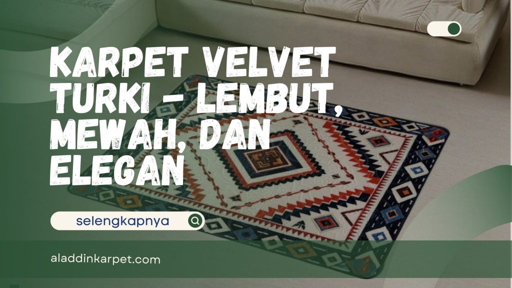Karpet Velvet Turki