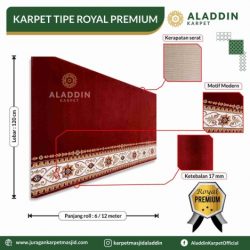 Karpet Turki Royal Premium 17mm